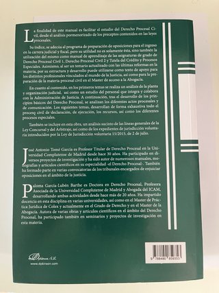 Temas de derecho procesal civil, opositores.