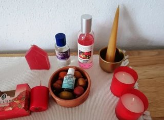 Lote velas, portavelas y ambientadores