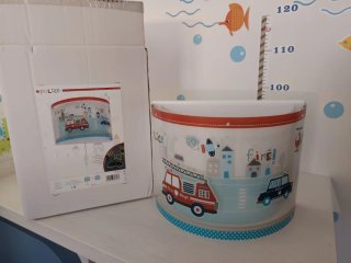 Lámpara infantil pared policía