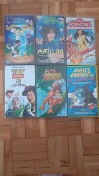 -el precio es por unidad Películas Disney en VHS L