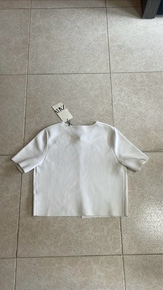 Chaqueta del zara blanco con etiqueta  talla s