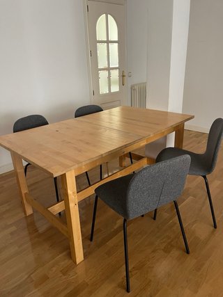 4 sillas IKEA KARLPETTER gris jaspeado –