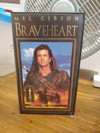 Braveheart VHS Mel Gibson Película Acción Aventura