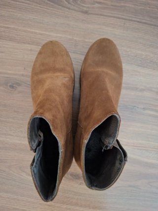 Botines plataforma camel