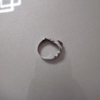 Anillo Plata 925 Hombre Piedra Blanca