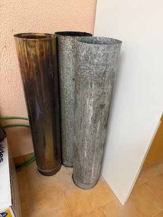 Tubos de chimenea metálicos