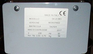 Pastadora professional d'espiral SK 20 MO - 20L