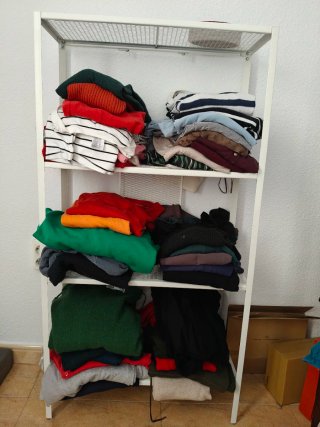 Estantería BAGGEBO Ikea blanca metal