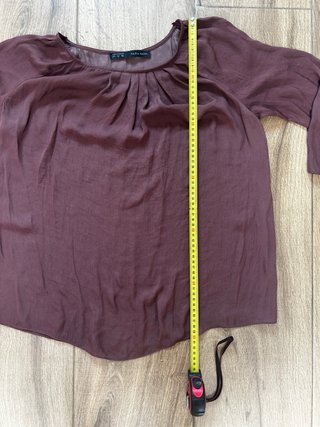 camisa mujer S zara manga 3/4