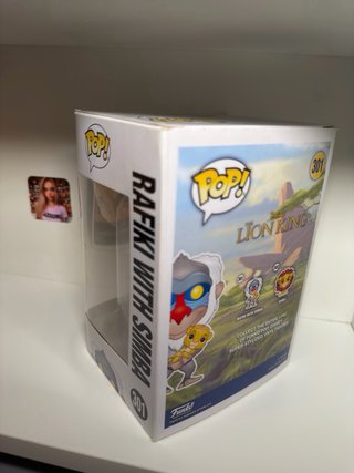 Funko Pop! Disney 301 Rafiki con Simba
