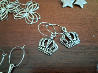 Set 6 paia orecchini color argento