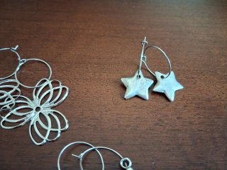 Set 6 paia orecchini color argento