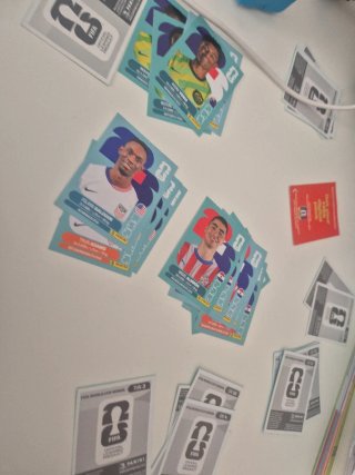 Vendo cromos mundial 2026 1,50 cada 7 cartas