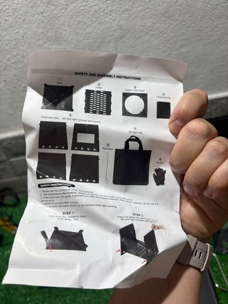 Estufa de leña portátil