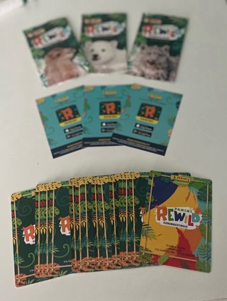 Lotto card Panini REWILD #iononmiestinguo