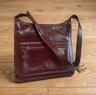 Borsa The Bridge tracolla vintage pelle marrone