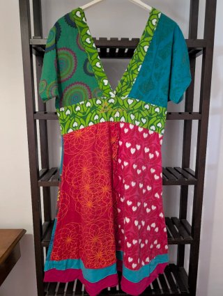Vestido Desigual Multicolor Talla Única