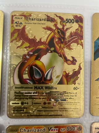 Cartas Pokémon Doradas VMAX