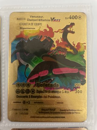 Cartas Pokémon Doradas VMAX