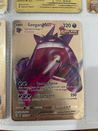 Cartas Pokémon Doradas VMAX