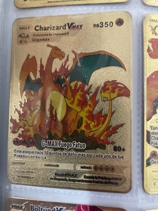 Cartas Pokémon Doradas VMAX