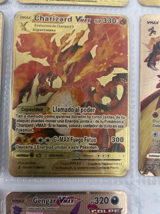 Cartas Pokémon Doradas VMAX