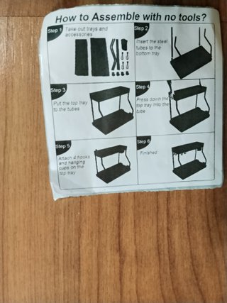 Organizador bajo fregadero / encimera 2 niveles (e