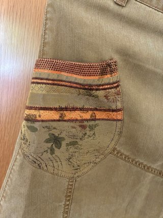 Falda midi caqui Jocavi  Talla S