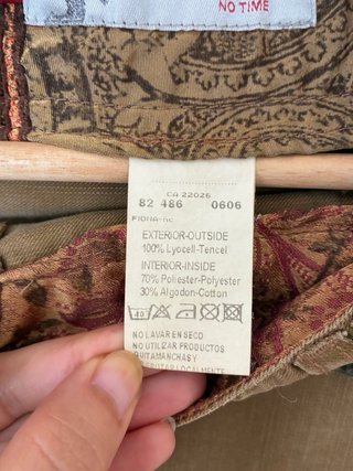 Falda midi caqui Jocavi  Talla S