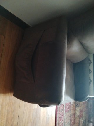 Sillón elevador ergonómico marrón