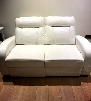 Sofá Relax/Reclinable Piel, 2 Plazas. Buen estado.