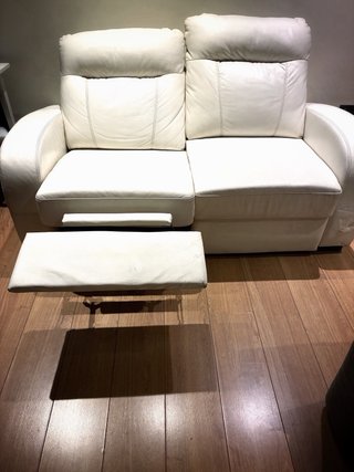Sofá Relax/Reclinable Piel, 2 Plazas. Buen estado.