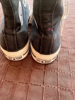 Zapatillas Converse Bota Negras Talla 39
