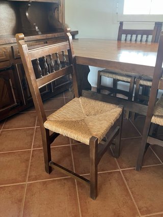 Conjunto Muebles Rústicos Madera Maciza
