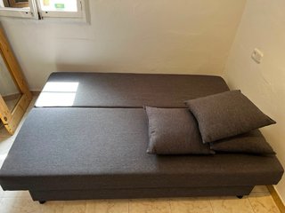Sofa cama color gris