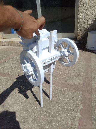 Carretto siciliano in legno fatta a mano da decora