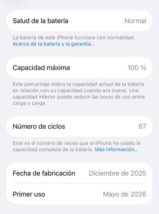 iPhone 17 Pro Plata 256Gb como Nuevo y con Factura
