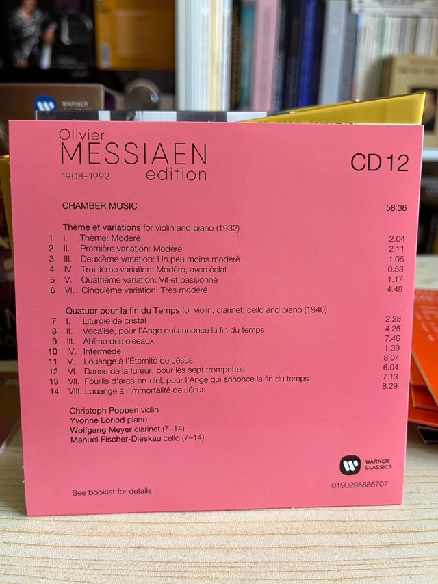 Oliver Messiaen Edition Warner 25 CD