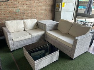 OFERTA NUEVO CONJUNTO DE TERRAZA EXTERIOR CON ALMACENAJE