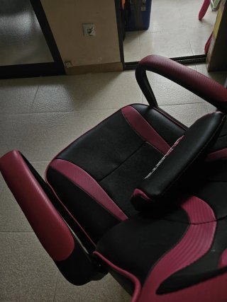 Silla Gaming Negra/Rosa Stinger