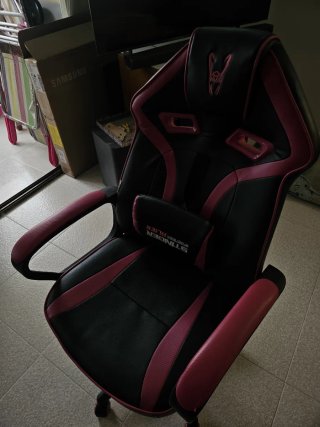 Silla Gaming Negra/Rosa Stinger