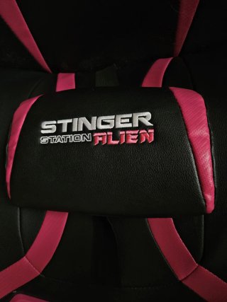 Silla Gaming Negra/Rosa Stinger