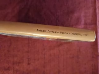 Historia Bélica. Annual 1921. Antonio Carrasco