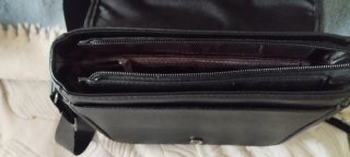 Bolso bandolera hombre negro