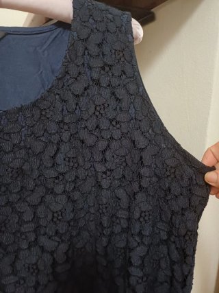 Canotta pizzo elegante