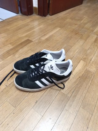 Adidas Gazelle Negro/Blanco