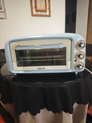 Horno Eléctrico Vintage Azul