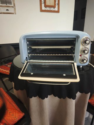 Horno Eléctrico Vintage Azul