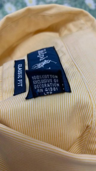 Camicia Ralph Lauren Gialla XL vintage