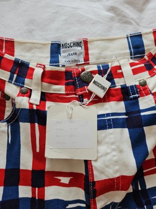 Pantaloncini Moschino a Quadri Multicolor
